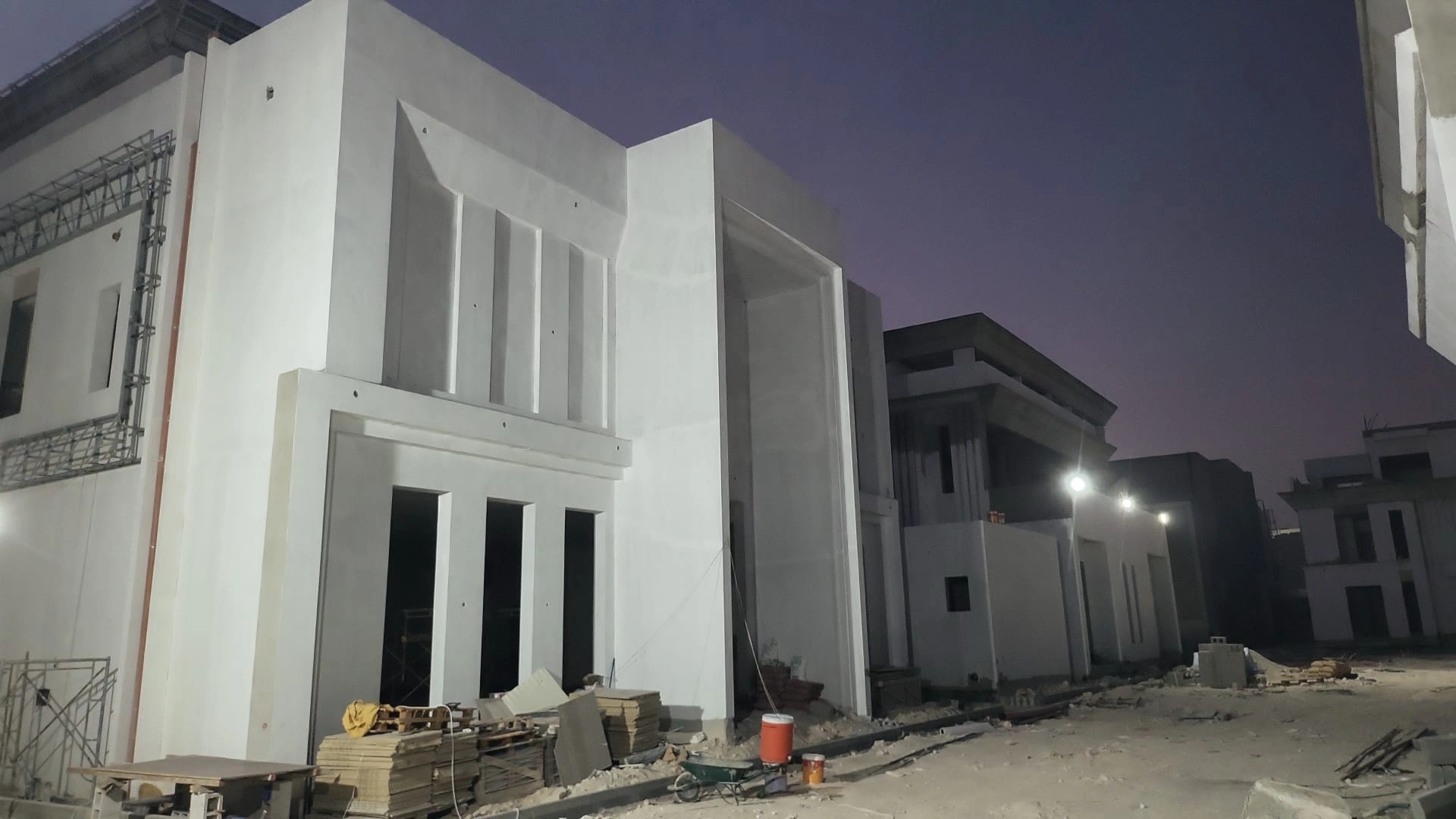 A.S. Daniyal site — building exterior under final works