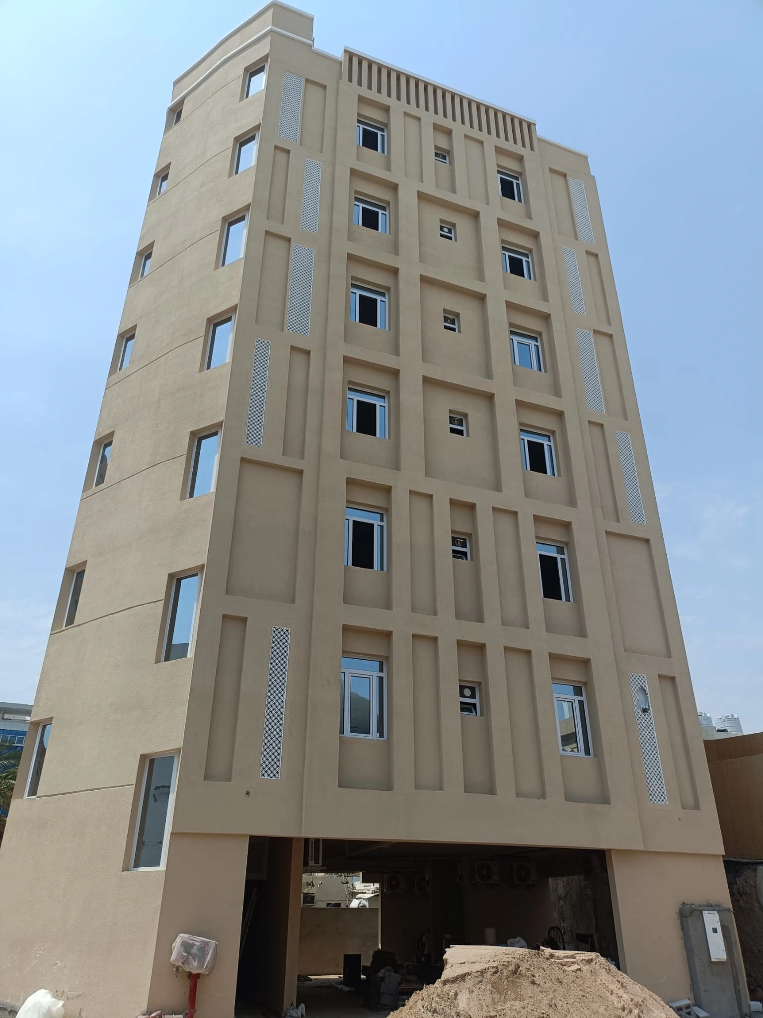 Completed nine-storey building — A.S. Daniyal