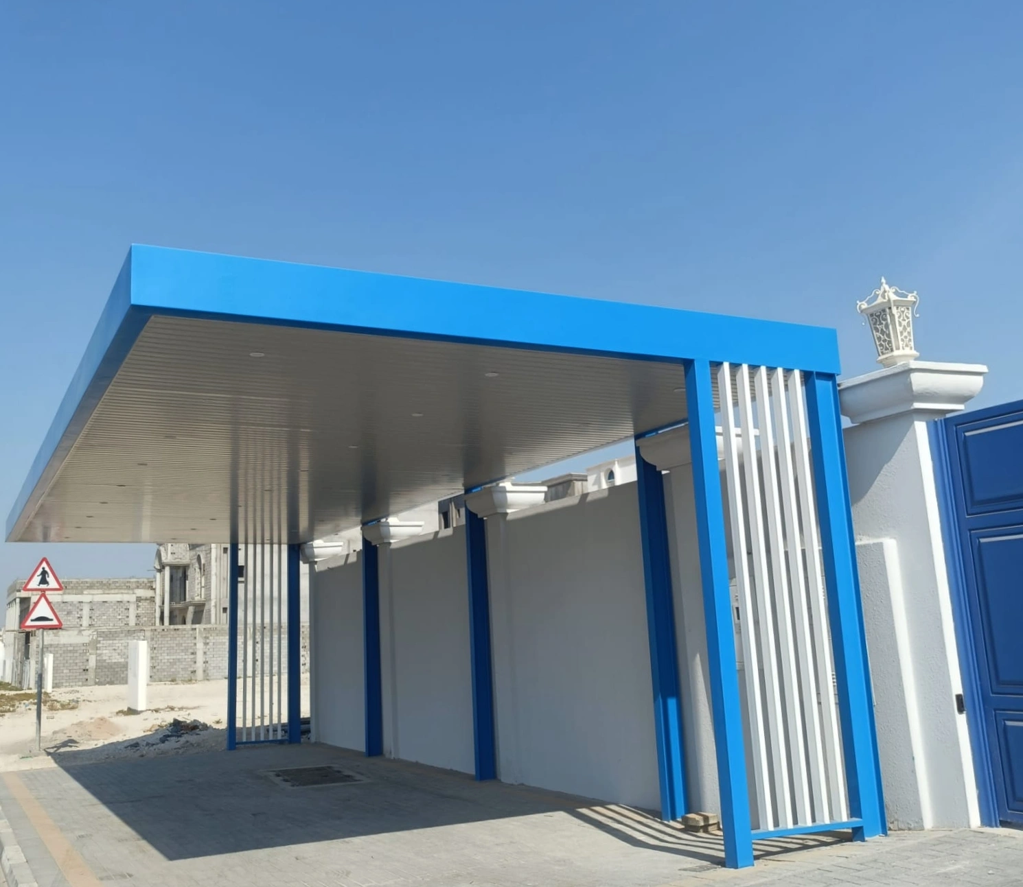 Exterior canopy works — A.S. Daniyal project