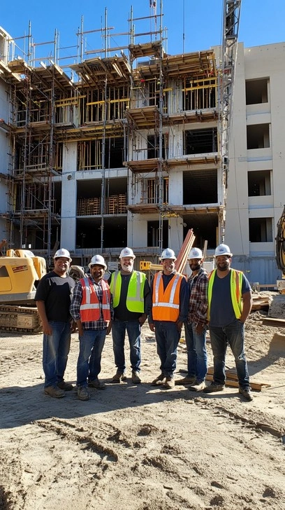 A.S. Daniyal site team on an active Doha construction project